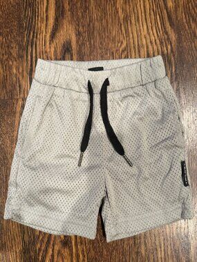 Trilogy Olive Grey Mesh Shorts Size 12-18M